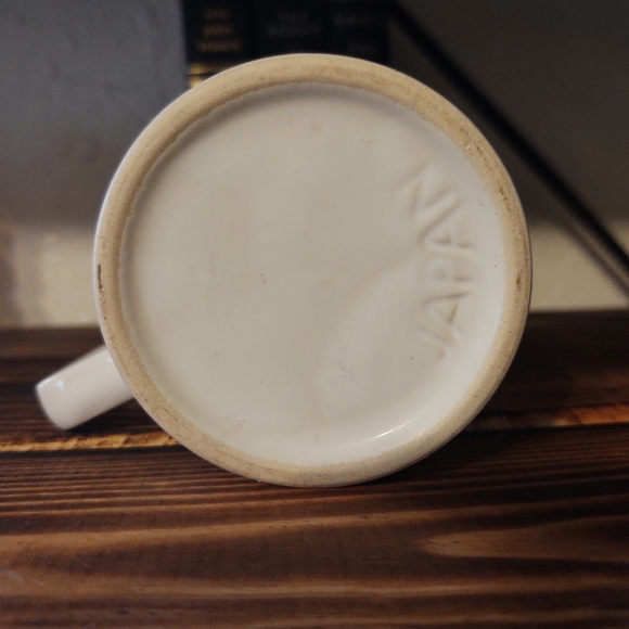 Coffee Tea Mug Vintage Japan Floral Flower Basket Glazed ceramic cup - Picture 2 of 6